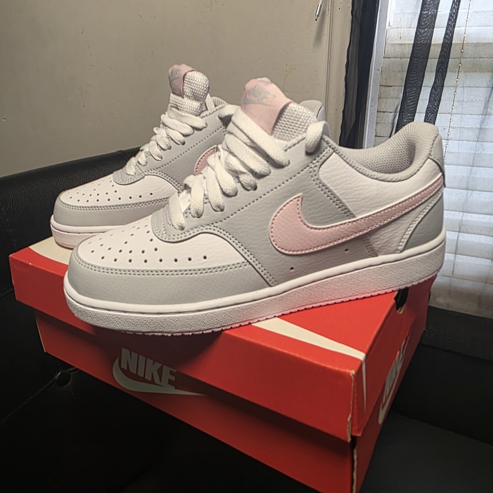 Nike Gray and Pink Sneakers